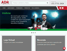 Tablet Screenshot of adrnetwork.com.br